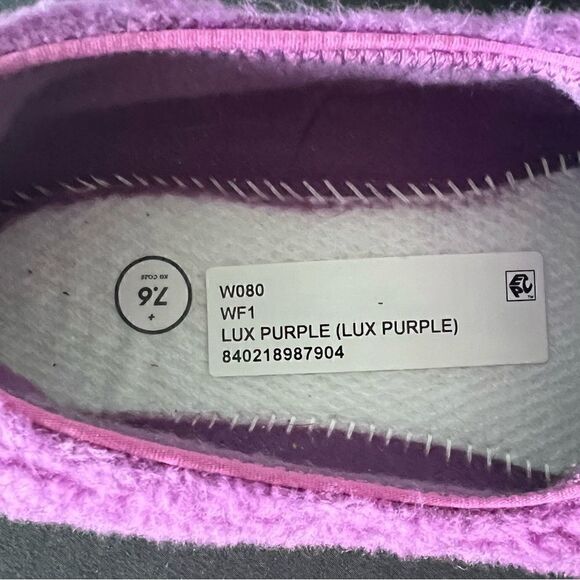 Allbirds Purple Wool Lounger Fluffs Size 8 - Picture 5 of 9